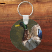 wilde eend die op het punt staat sleutelhanger te (Voorkant)