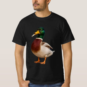 wilde eend Vintage Roken Meme ,Sigaret ,Stu T-shirt