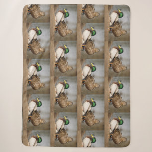 Wilde Eenden Watervogels Sherpa Deken