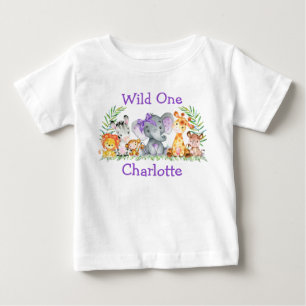 Wilde eenjarige Safari Paars Bow