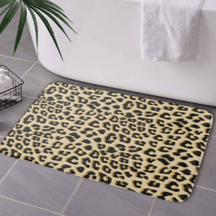 Wilde Elegantie Luipaardprint Badmat