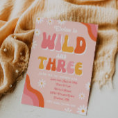 Wilde en Drie Uitnodiging | Uitnodiging van Groovy