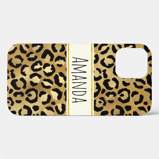 Wilde en exotische luipspatroon Case-Mate iPhone case (Achterkant (horizontaal))