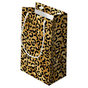 Wilde en exotische luipspatroon klein cadeauzakje
