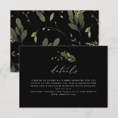 Wilde en groene details Kaart (Voorkant / Achterkant)