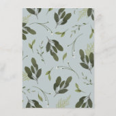 Wilde en Groene Menukaart (Achterkant)