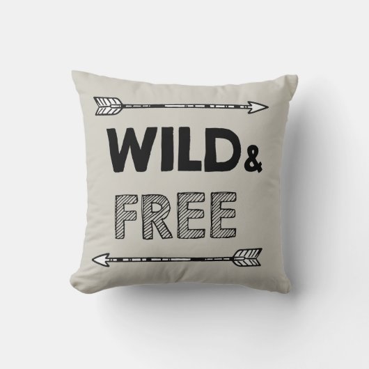 Wilde en Vrij Nursery Sierkussen (Voorkant)