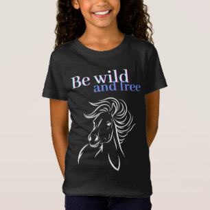 Wilde en vrije paarden T-shirt zijn