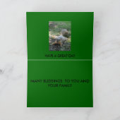 WILDE ENKEL U VROLIJKE CHRIS… FEESTDAGEN KAART (Binnen)