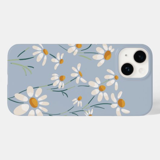 Wilde esthetische Chamomile Chamomile Delicate Flo Case-Mate iPhone Case (Achterkant (horizontaal))
