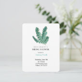 Wilde Eucalyptus Bruiloftsfeest Kaart (Staand voorkant)