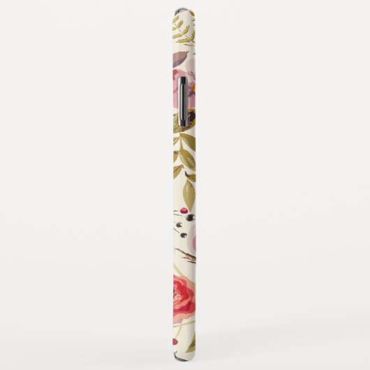  Wilde Floral Pattern Name Girl Case-Mate iPhone Case (Achterkant/rechts)