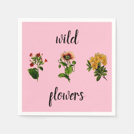 Wilde Flowers  Botany Servet (Voorkant)