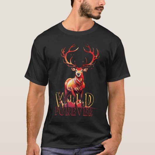 Wilde Forever Deer T-shirt (Voorkant)