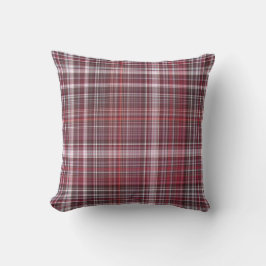 Wilde frambozen Crimson Red Plaid Kussen