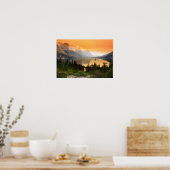 Wilde gans eiland in het nationaal park Glacier Poster (Keuken)