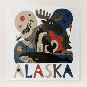 Wilde geest van Alaska Legpuzzel