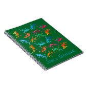 Wilde gekko reptile eco-natuur notitieboek (Rechterzijde)