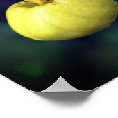 Wilde Gele Dame Slipper Orchid Flower Poster (Hoek)