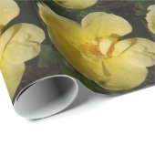 Wilde Gele Rose Cadeaupapier (Rol Hoek)