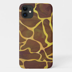 Wilde Giraffe afdrukken iPhone 11 Hoesje