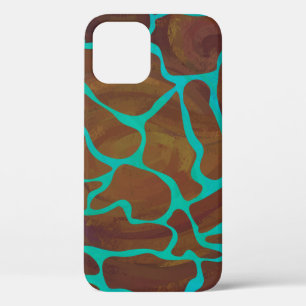 Wilde Giraffe afdrukken iPhone 12 Hoesje