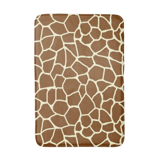 Wilde Giraffe Pattern Animal Print Badmat (Voorkant Verticaal)