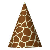 Wilde Giraffe Pattern Animal Print Feesthoedjes (Voorkant)