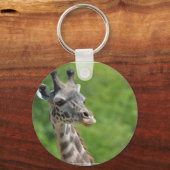 Wilde Giraffe Sleutelhanger (Voorkant)