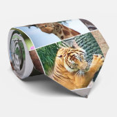 Wilde Giraffe Tiger Lemur Squirrel Rabbit Wilde Stropdas (Opgerold)