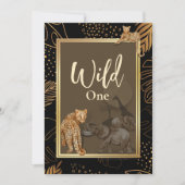 Wilde gouddouche zwarte uitvindingen kaart (Voorkant)