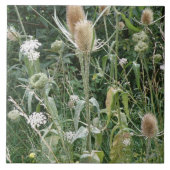 Wilde grassen Tile Tegeltje (Voorkant)