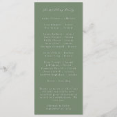 Wilde grillige bloemen & groen programma (Achterkant)