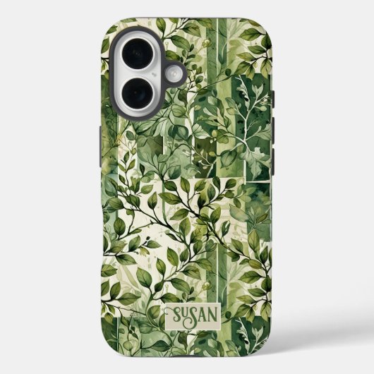 Wilde groene bladwijnstokken Case-Mate iPhone case (Achterkant)