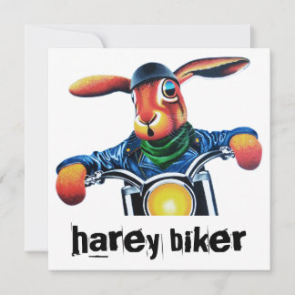 Wilde haring, een motorfiets in leder