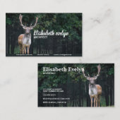 wilde herten van wilde herten visitekaartje (Voorkant / Achterkant)