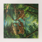 Wilde Hertpuzzel Legpuzzel (Horizontaal)
