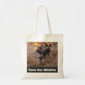 Wilde honden redden onze Canvas tas in het wild (Voorkant)