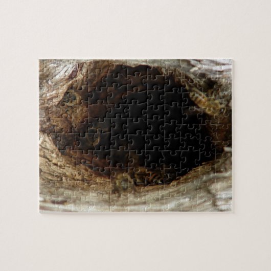 Wilde honingbijen in een holle boom legpuzzel (Horizontaal)