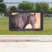 WILDE HOREN VAN UTAH Banner MET GROMMETS (Insitu)
