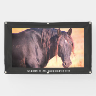 WILDE HOREN VAN UTAH Banner MET GROMMETS