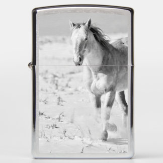 WILDE HORSE VAN UTAH IN SNEEUW Zippo Lighter