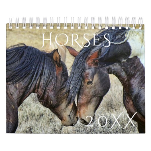 WILDE HORSES, DAGJAAR KALENDER (Hoes)