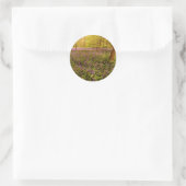 Wilde hyacint "scilla non-scripta" ronde sticker (Tas)