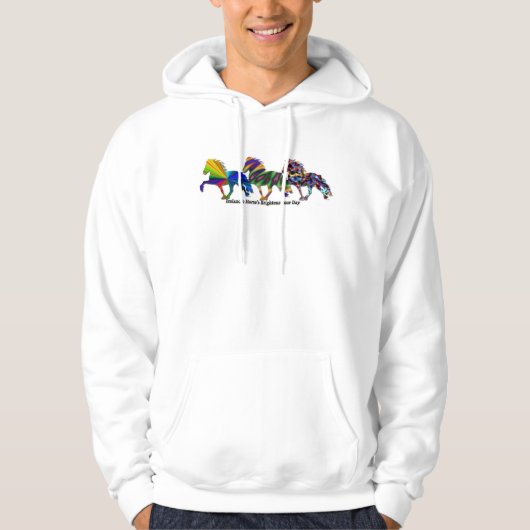 Wilde IJslandse Hoodie (Voorkant)