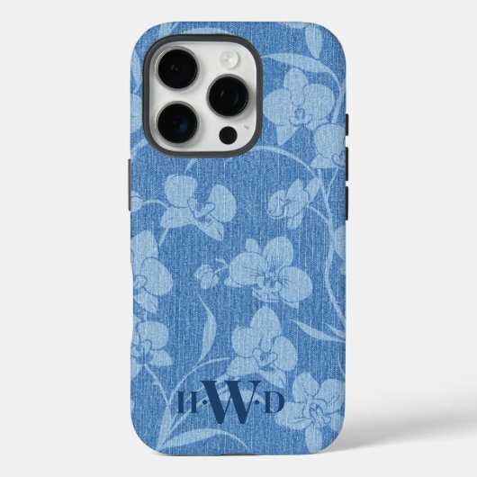 wilde indigoorchidee Case-Mate iPhone case (Achterkant)
