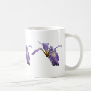 Wilde Iris Bloem Paarse Bloemen Koffiemok