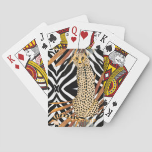 Wilde jachtluipaard pokerkaarten