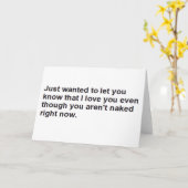 wilde je alleen maar laten weten dat ik van je hou kaart (Gele Bloem)