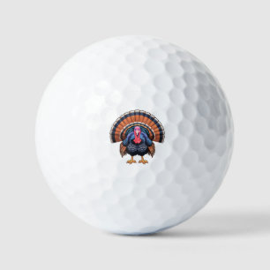 Wilde kalkoen golfballen